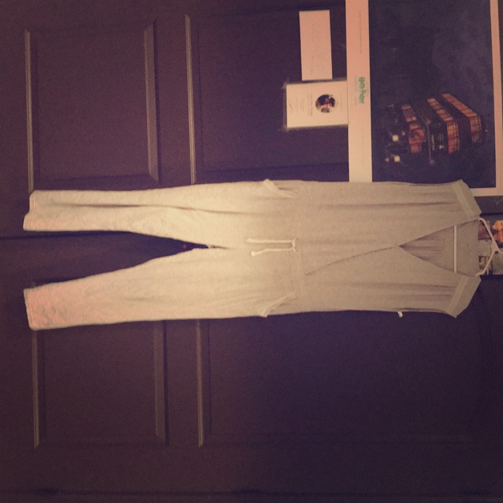 Grey jump suite